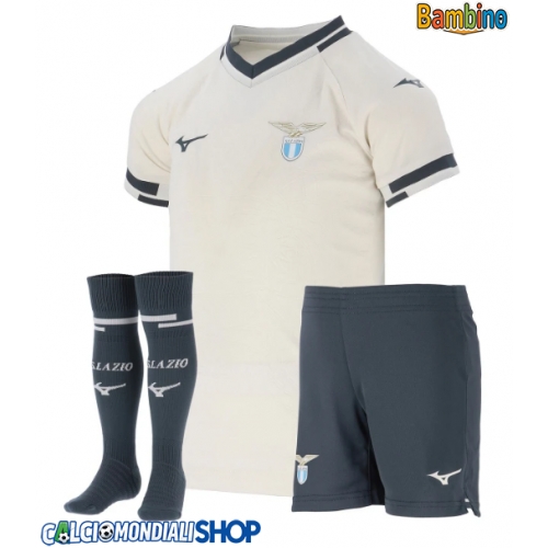 Maglie da calcio Lazio Seconda Maglia Bambino 2025-26 Manica Corta + Pantaloni corti)